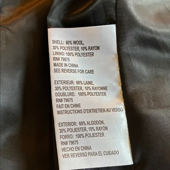 Michael Kors Black wool coat. Size 8 - Picture 12 of 12